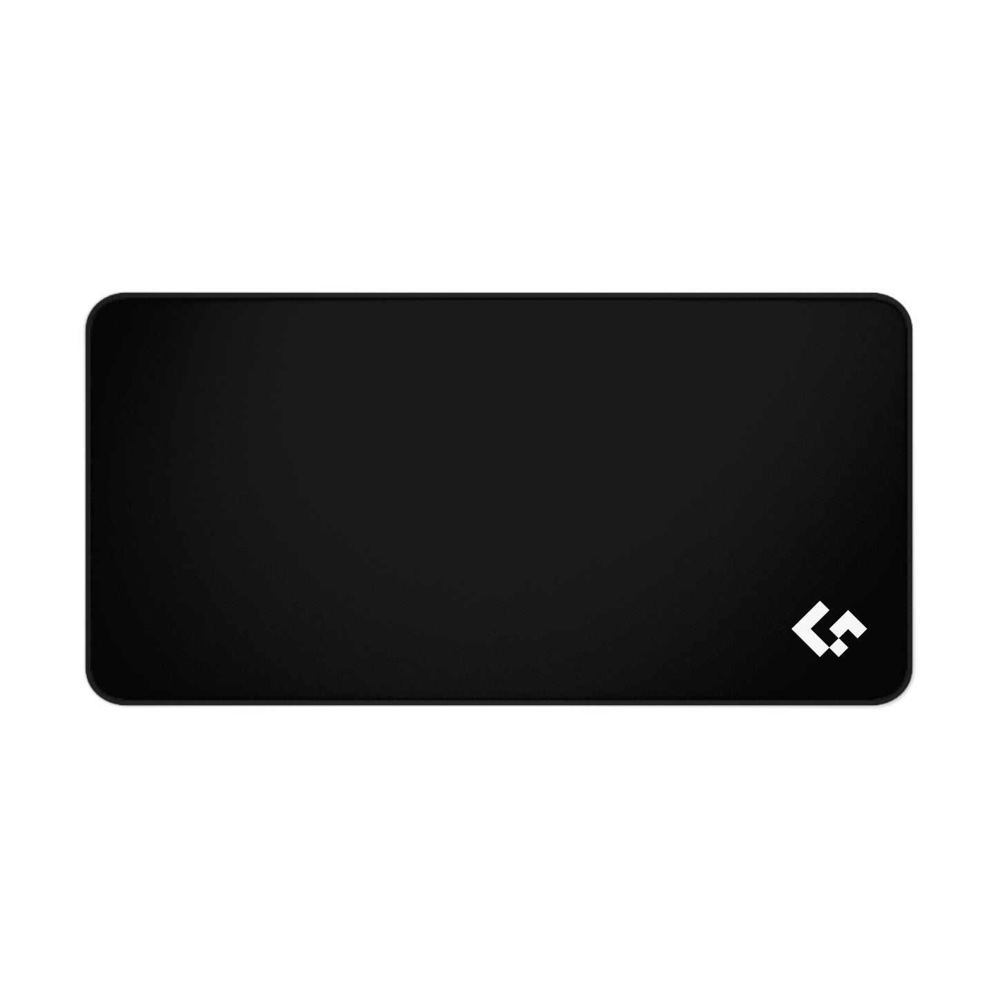 Iconic GreatFrontEnd Premium Desk Mat - Black, Large 15.5" x 31"