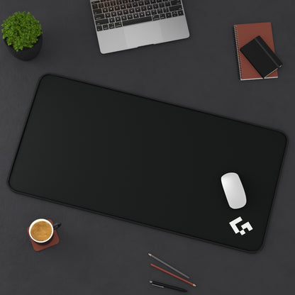 Iconic GreatFrontEnd Premium Desk Mat - Black, Large 15.5" x 31"